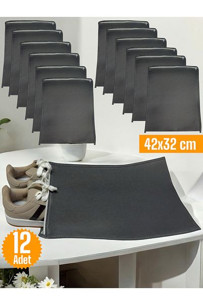 Balkan Room Τσάντα αποθήκευσης παπουτσιών Anthracite 12 τμχ.