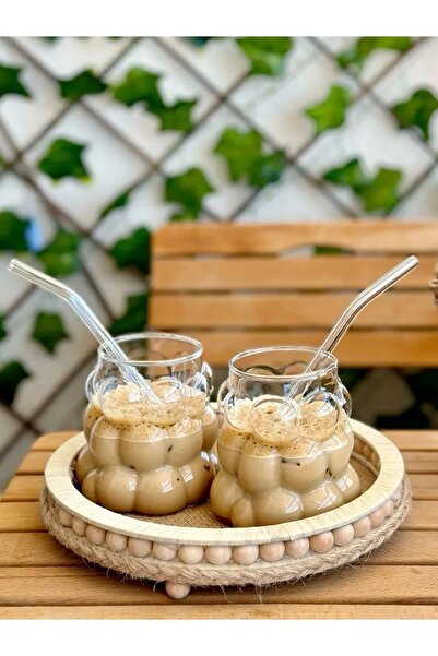 Home قطعة واحدة من كوب القهوة والعرض - زجاج البورسليكات، مقاوم للحرارة، بدون ...