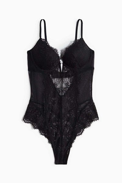 H&M Super push-up lace body