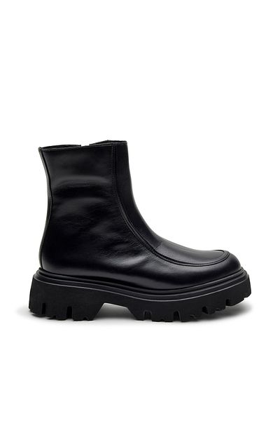 Frau Nero Seta Chunky Boot 85l6 - Γυναικείες/Κοριτσίστικες μπότες