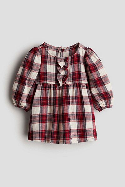 H&M Cotton muslin dress