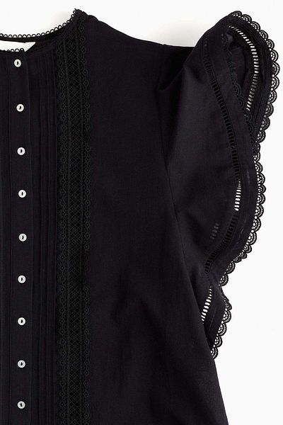 H&M Pintucked cotton dress
