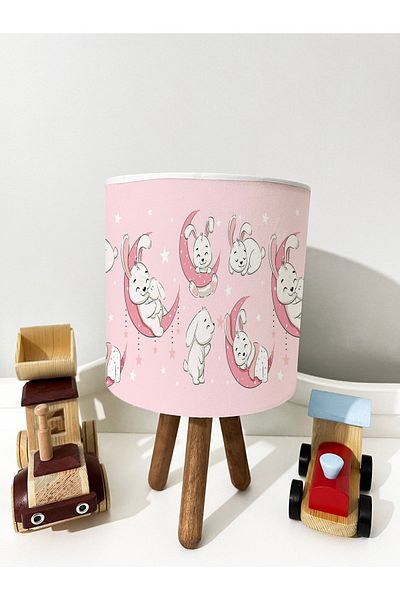 dekomingo Rabbits Sleeping on the Moon Children's Room Lampshade