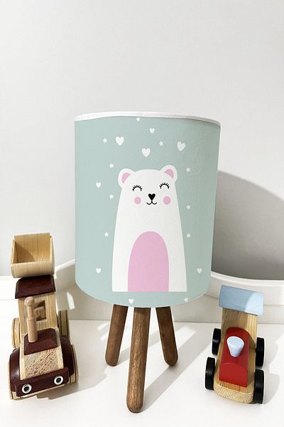 dekomingo AYICIK HEART GREEN CHILD AND BABY ROOM LAMP