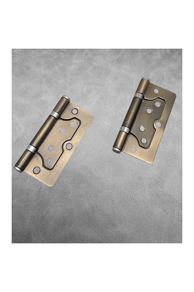 KOLDOOR Yellow Door Hinge - 10 cm Butterfly Okka, 2 Pieces
