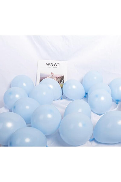 Partimarka Mini Size Pastel Blue Color Balloons