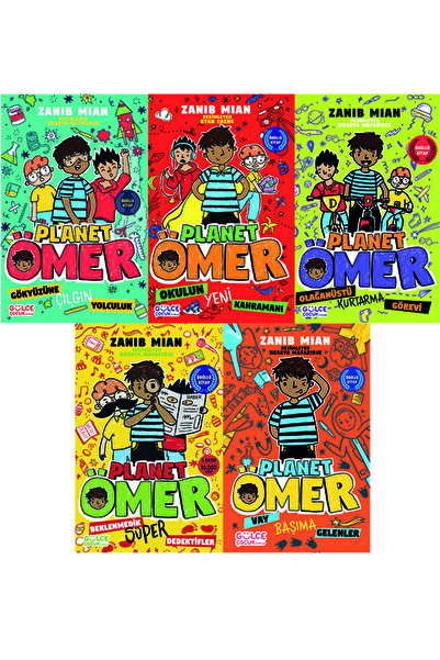 Timaş Çocuk 3. ve 4. Sınıf Okuma Seti 5 Kitap Planet Ömer Serisi