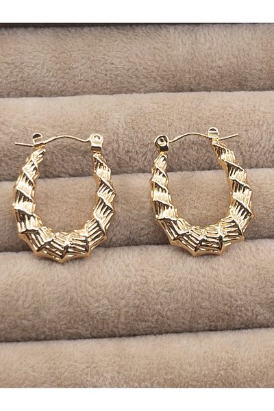 Siya Silver Vintage Twisted Women's Earrings - Anti-Tarnish Steel