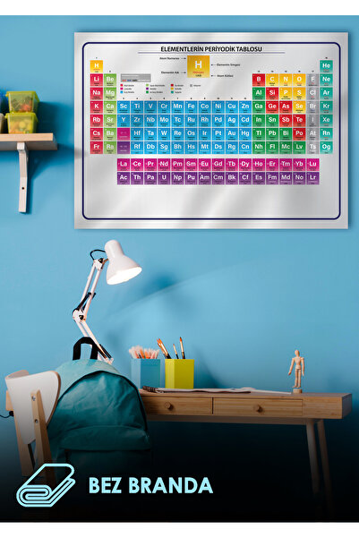 My Think Periyodik Cetvel Tablosu Posteri Duvar Stickerı 50x70 cm