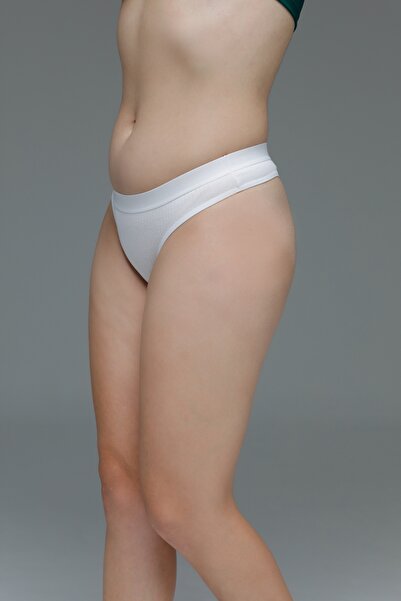 MİSTİRİK Paulo Model Soft Fabric Thong Model Κορδόνι Αθλητικό Εσωρούχο Λευκό Χρώμα
