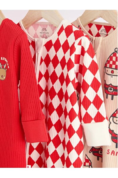 Next Baby 100% Cotton Christmas Set Rudolph Sleeping Bags 3 Pack