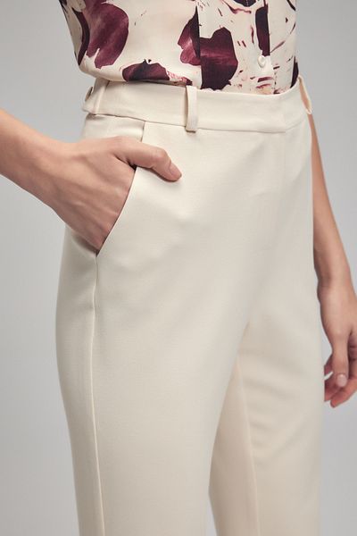 adL Pantaloni cu detaliu snap