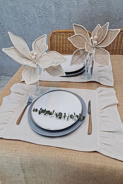 cotton maison Retro Frilly American Service Σετ 2 - 30x45 εκ