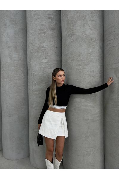 İKLİM LİFE Crop Bluz with Six Tires