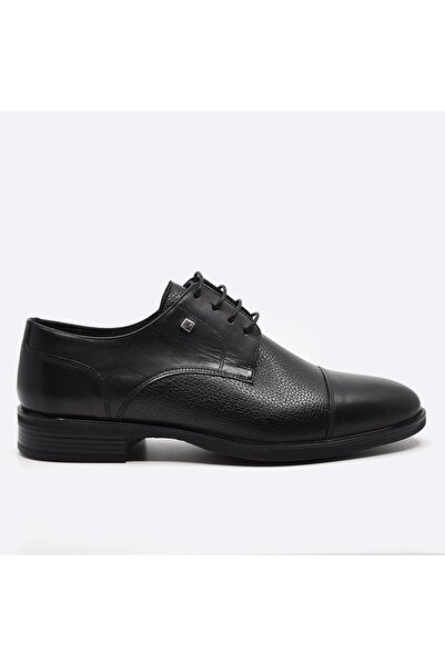 Fosco Black Genuine Leather Men's Casual Shoes - 3129 46 551