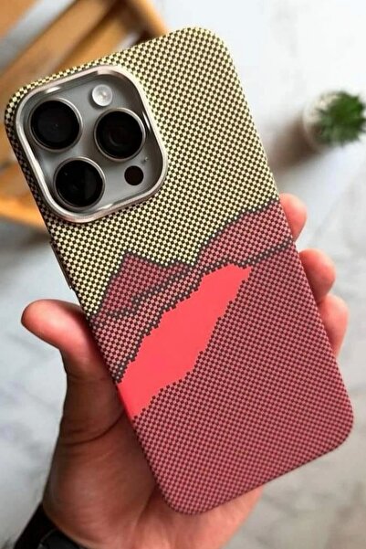 Lopard Apple iPhone 16 Pro Max Karbon Fiber Metal Kamera Korumalı Kılıf İnce Sert Magsafe Arka Kapak Koruma