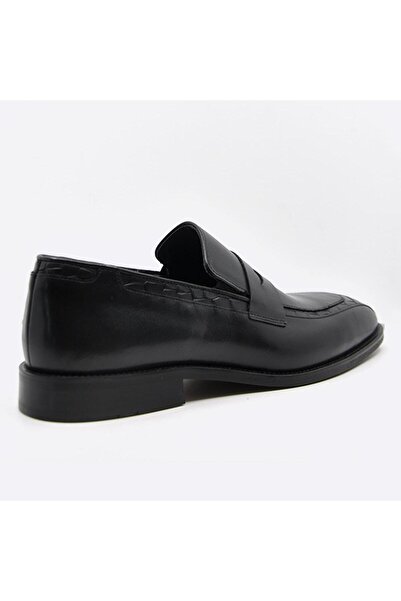Fosco Hakiki Deri Günlük Günlük Erkek Ayakkabı Siyah 9957