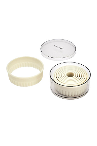 PASTRY PLANET طقم فولوفان من البولي كربونات - دائري خارجي