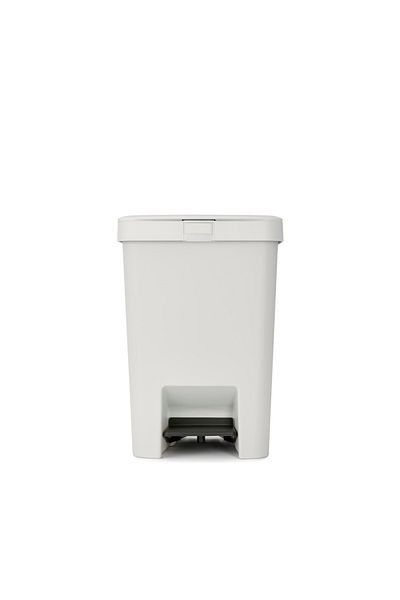 Brabantia Stepup Open Gray Plastic Pedal Bin 25L