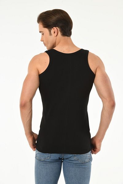 Mfö Life İç Giyim A006-6 6-Piece Ribbed Men's Singlet