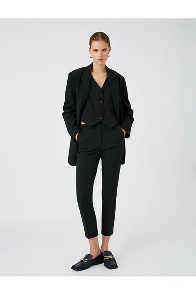 Koton Basic Cigarette Trousers Slim Fit
