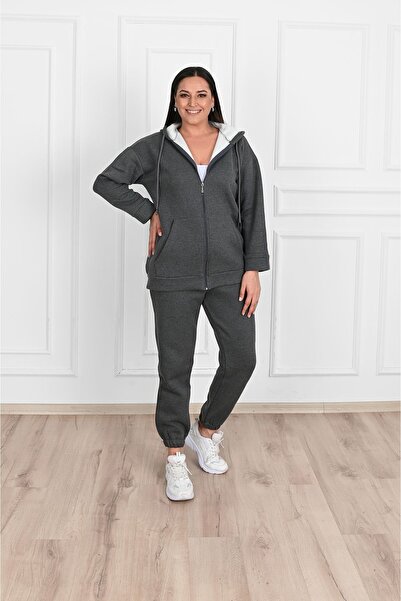 CC STORE Women's 3 Thread Raised Double Plus Size Suit Cc Store