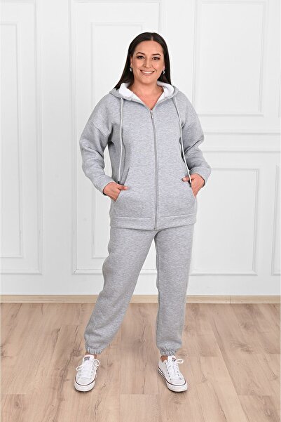 CC STORE Women's 3 Thread Raised Double Plus Size Suit Cc Store