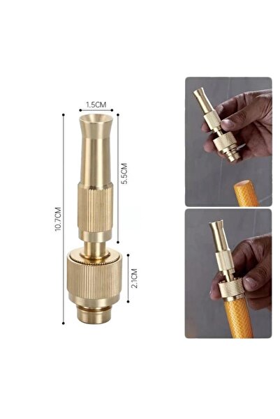 Makkam Home MH Tazyikli Hortum Ucu, Araba Yıkama Hortum Başlığı, Yüksek Basınçlı Hortum Başlığı, Bitki Sulama