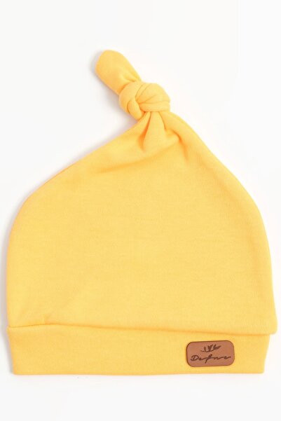 LOGO AKSESUAR Bebek Üstten Bağlamalı Armalı Pamuklu Bere