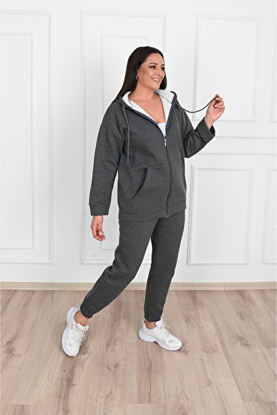 CC STORE Women's 3 Thread Raised Double Plus Size Suit Cc Store