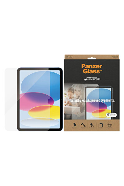 Panzer Glass حماية شاشة لجهاز iPad 10th Gen 10.9" 2022 Ultra Wide Fit - شفاف