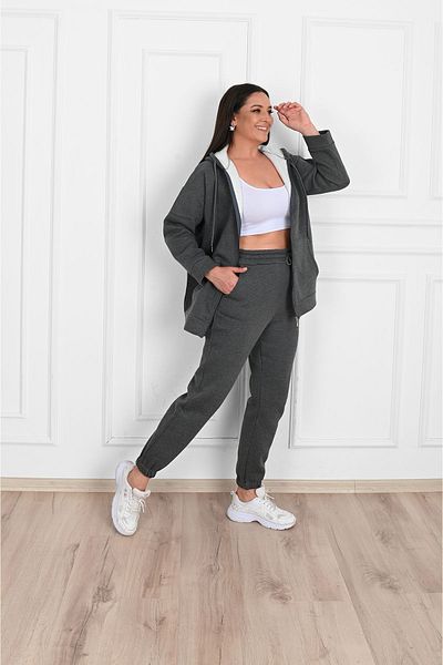 FEEL STYLE Γυναικείο κοστούμι 3 νημάτων υψωμένο διπλό καθημερινής χρήσης κανονικού μεγέθους FS