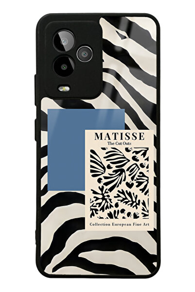 Spoyi GM 24 Pro Zebra Matısse Tasarımlı Glossy Telefon Kılıfı