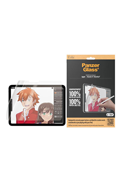 Panzer Glass واقي شاشة جرافيك بيبر لجهاز ايباد اير 11 بوصة 2024 - عريض وشفاف