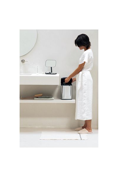 Brabantia ΚΑΛΥΜΜΑ ΑΠΟΣΤΡΑΧΤΗΣ BO BRILLANT STEEL 4L