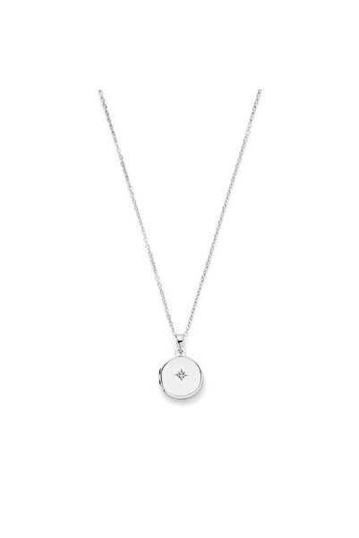 Violet Hamden Sisterhood Memory 925 Sterling Silberne Halskette mit Fotomedai...