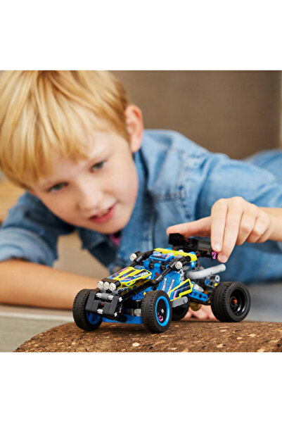 LEGO Technic Off-Road Race Buggy 42164 - Durable 219pc Racing Car Toy Creative Play Building Kit