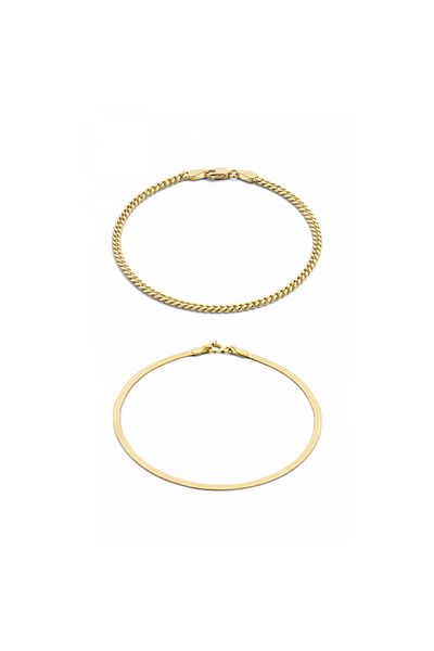 Isabel Bernard Cadeau D'isabel 14 Karat | Goldarmband Geschenksets Ib90138