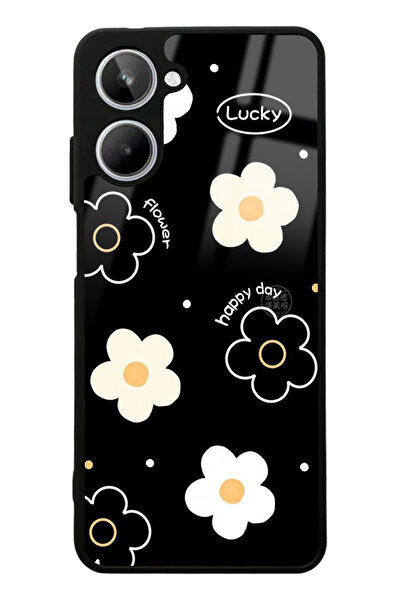 Spoyi Oppo Realme 10 Lucky Happy Day Tasarımlı Glossy Telefon Kılıfı