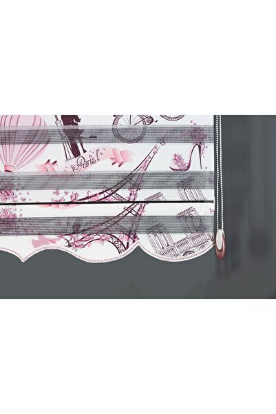 BLINDX Dijital Baskılı Desenli Stor Zebra Perde Mutfak Perdesi