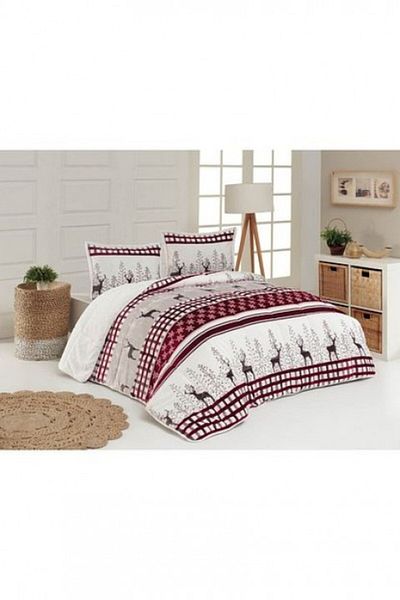 Merinos Deer Gray Comforter - Double Quilt Set