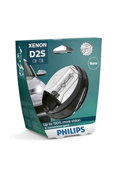Philips D2S%150 X-treme Vision Xenon Ampul, 1 Adet
