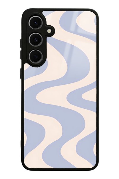 Spoyi Samsung S24 Fe Wave Efect Design Glossy Phone Case