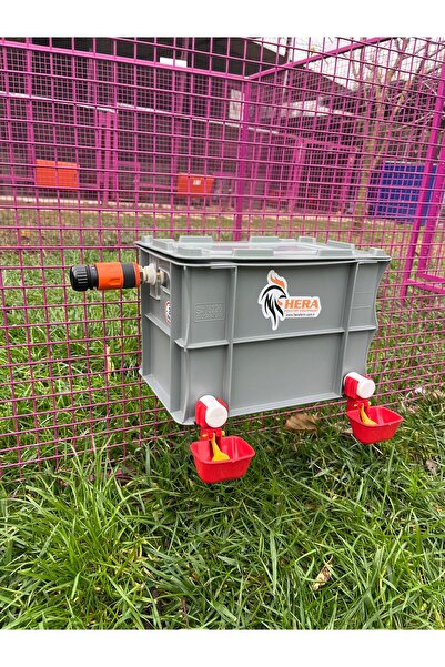 HERA 2 Kaplı Otomatik Dolumlu Suluk,Sırtından Tele Asmalı (Soldan Su Girişli)