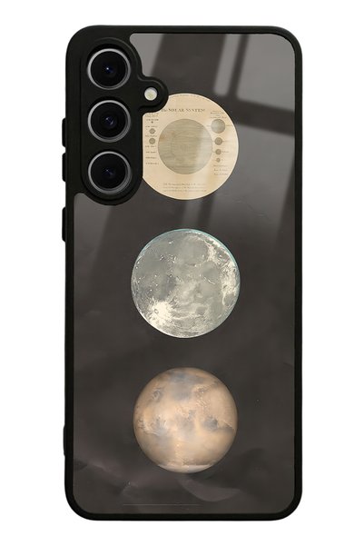 Spoyi Samsung S24 Fe Night Moon Design Glossy Phone Case