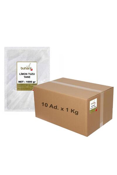 Buhara TOPTAN LİMON TUZU TANE 1 KG x 10 Ad - 10 KG