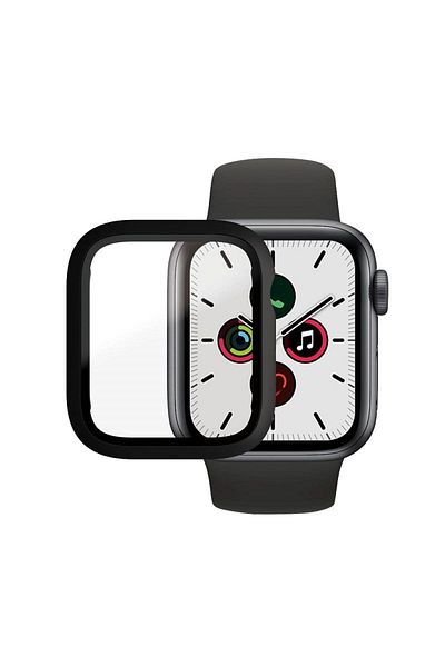 PanzerGlass Apple Watch Series SE/4/5/6 40mm full body - Clear/Black