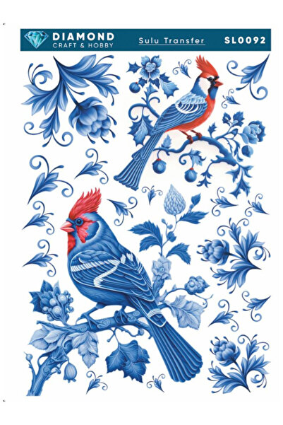 Buhobi ورق نقل مائي من ديماوند SL0092 مقاس 25 × 35 سم