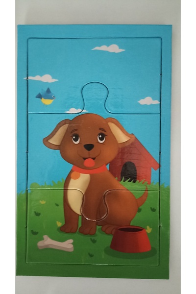 Öğrence Gezegeni 3 Parça Tek Figür Magnet Puzzle Buzdolabı