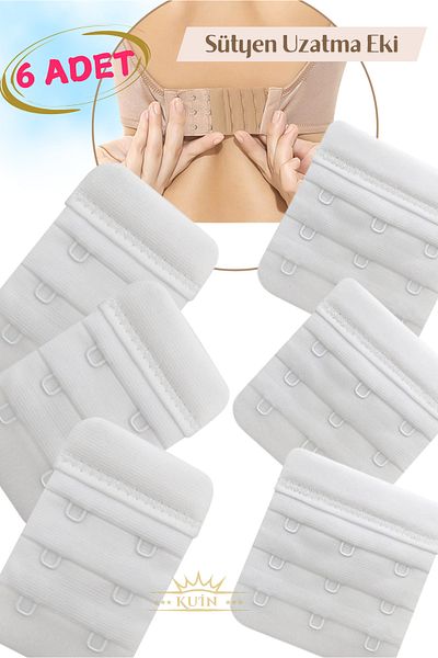 KUIN 6 buc Extensie sutien atașat (Accraf) 3 buc 2x3, 3 buc 3x3